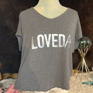 Abi Ferrin “Loved AF” t-shirt XS/S (6021)